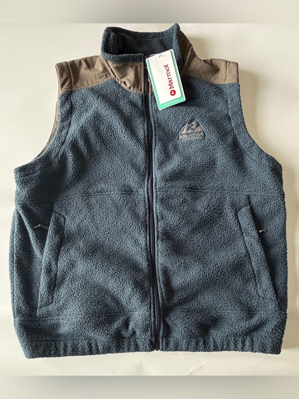Marmot Vest Mens Large Navy Blue Full Zip